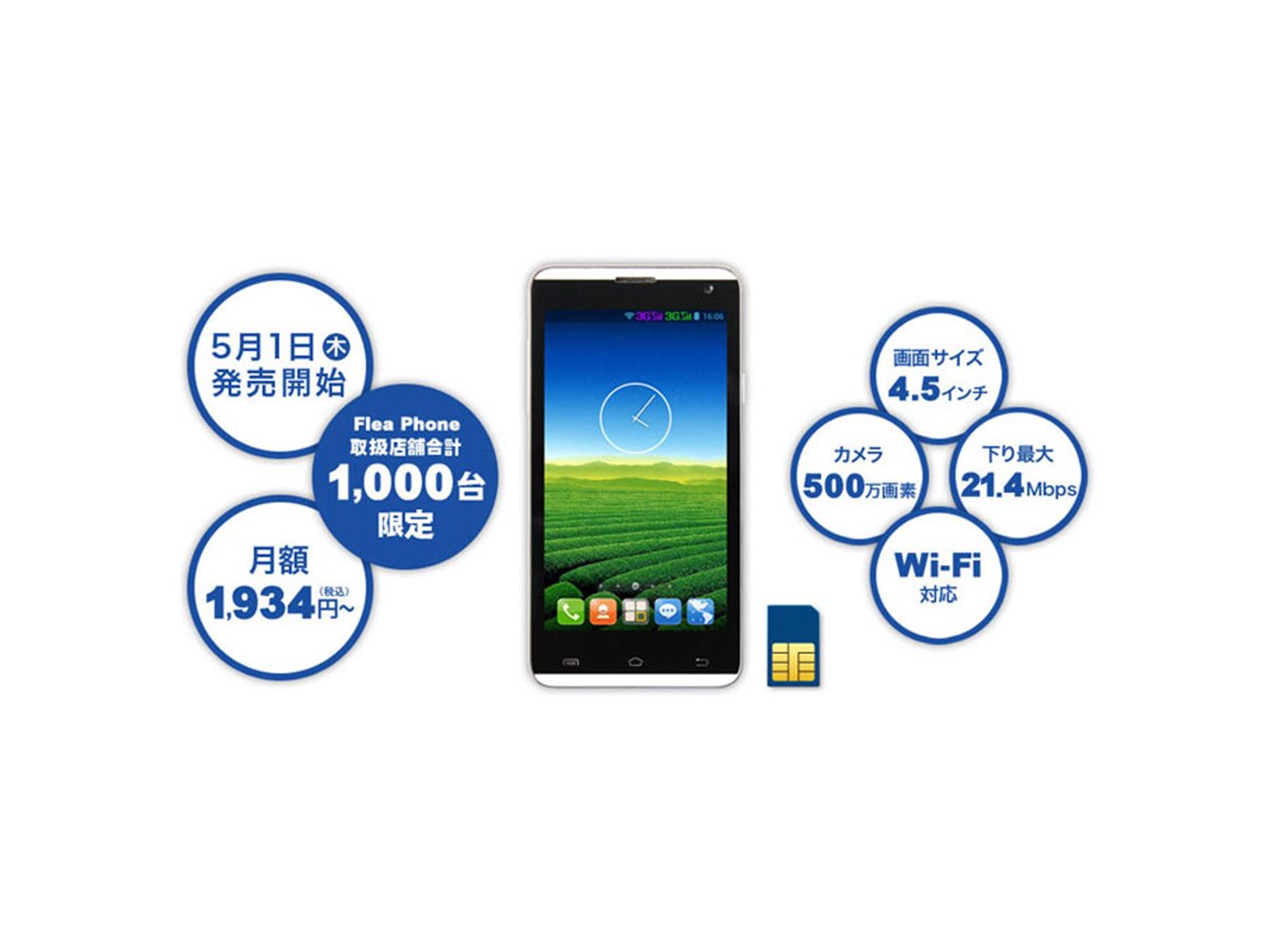 スマートフォン本体 eGreen エディオン、機種代込みで月額1,934円からの格安スマホサービス - 価格.com