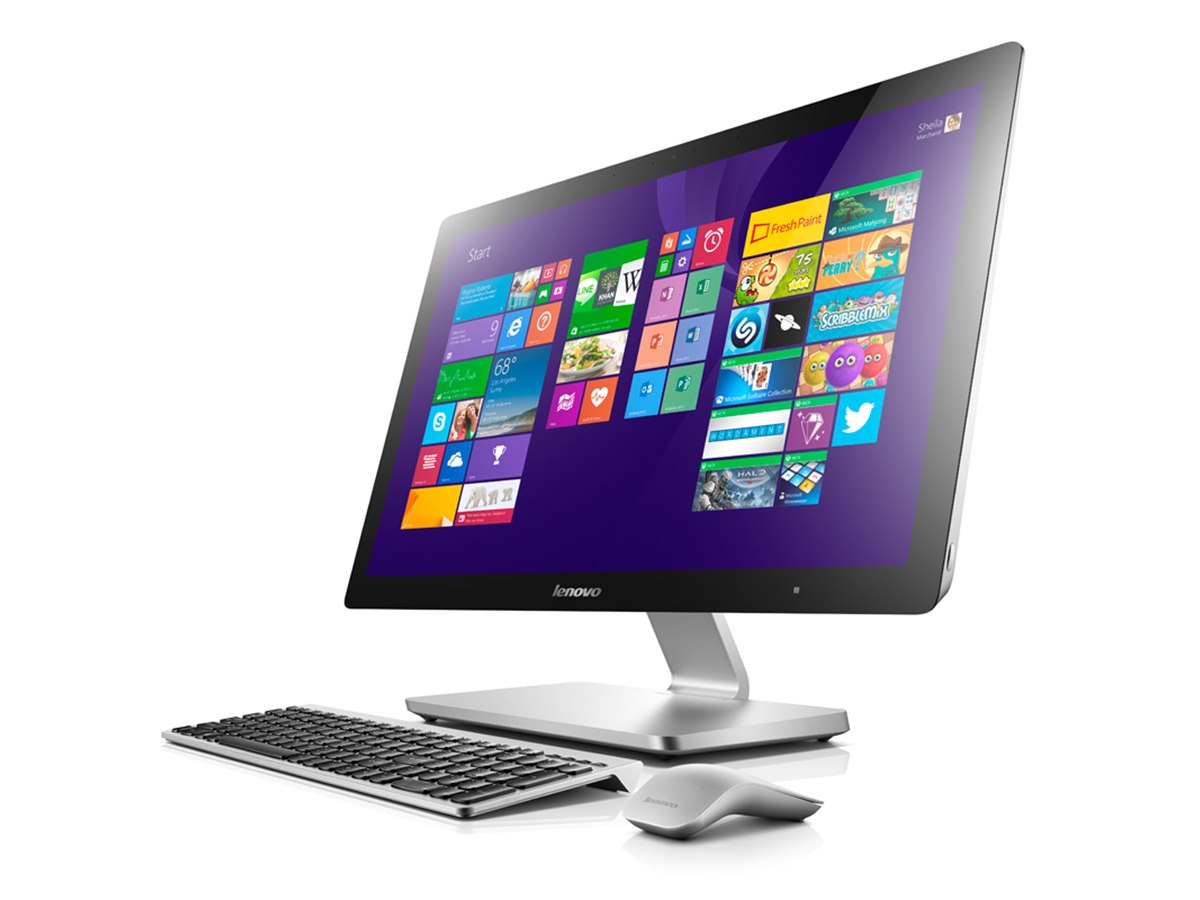 レノボ、水平に傾けられる27型オールインワンデスクトップ - 価格.com