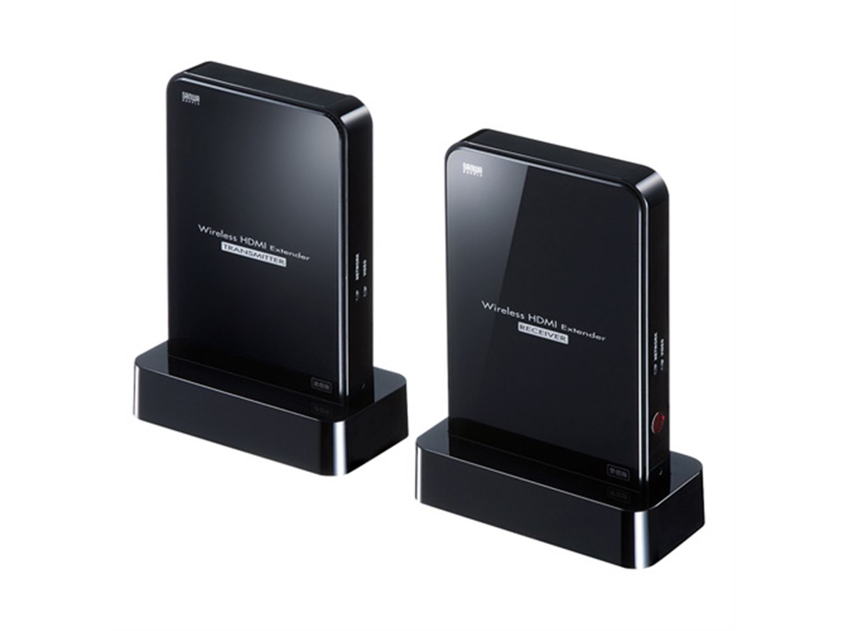 SANWA SUPPLY ワイヤレスHDMIエクステンダー 送信機 サンワサプライ、HDMI信号を無線送信する延長キットを発売 - 価格.com