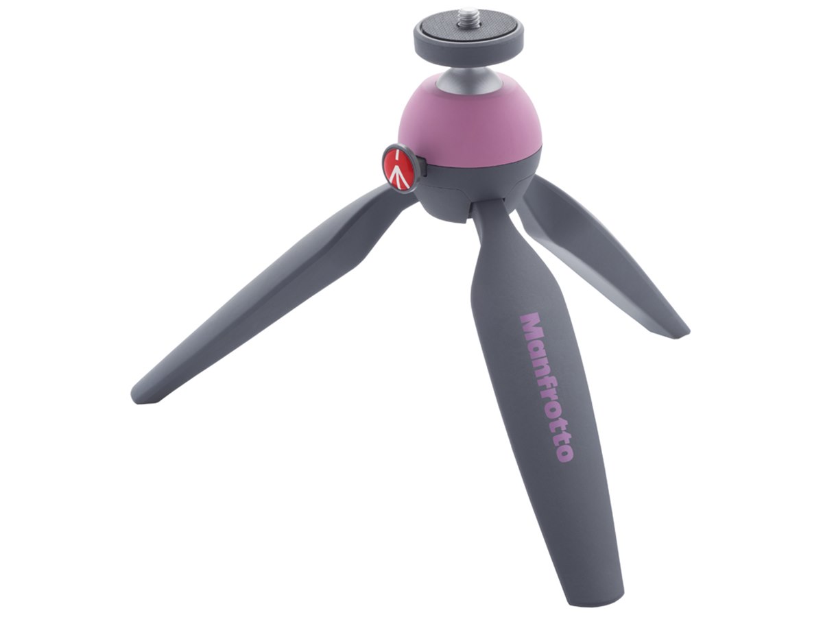 マンフロット、ミニ三脚「PIXI」のピンクモデルを限定発売