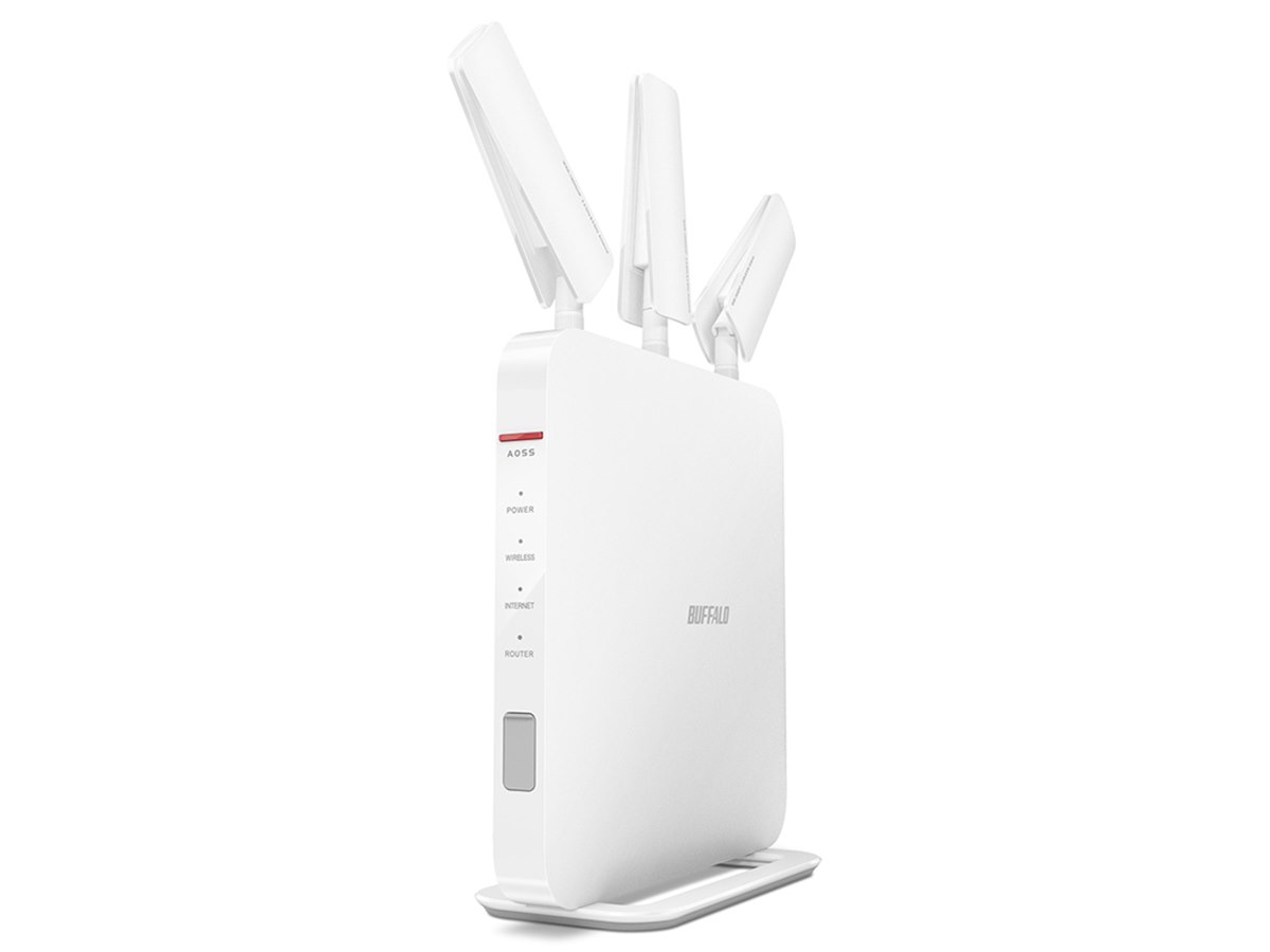 バッファロー、最大1300Mbps+600Mbpsの高速通信が可能なWi-Fiルーター