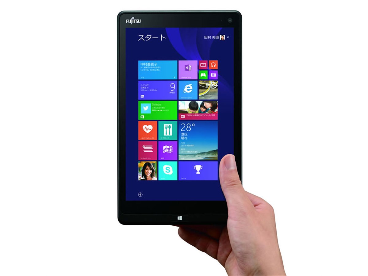富士通、片手でも持ちやすい8型Windowsタブレット - 価格.com