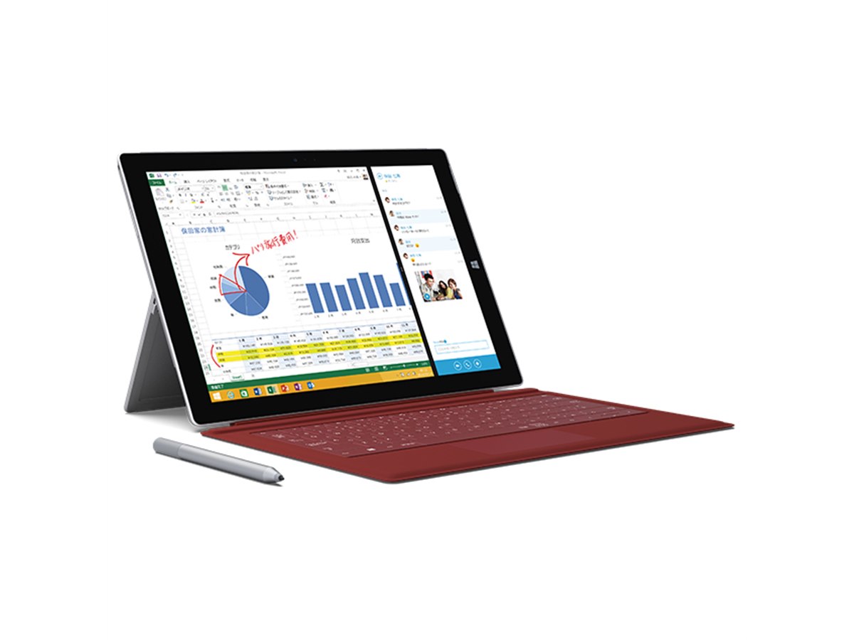 Microsoft Surface Pro シルバー レッドキーボード付き マイクロソフト スリムペン2付き Surface Pro Signature