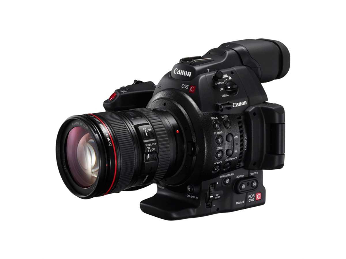 キヤノン、デュアルピクセルCMOS AF搭載の「EOS C100 Mark II」 - 価格.com