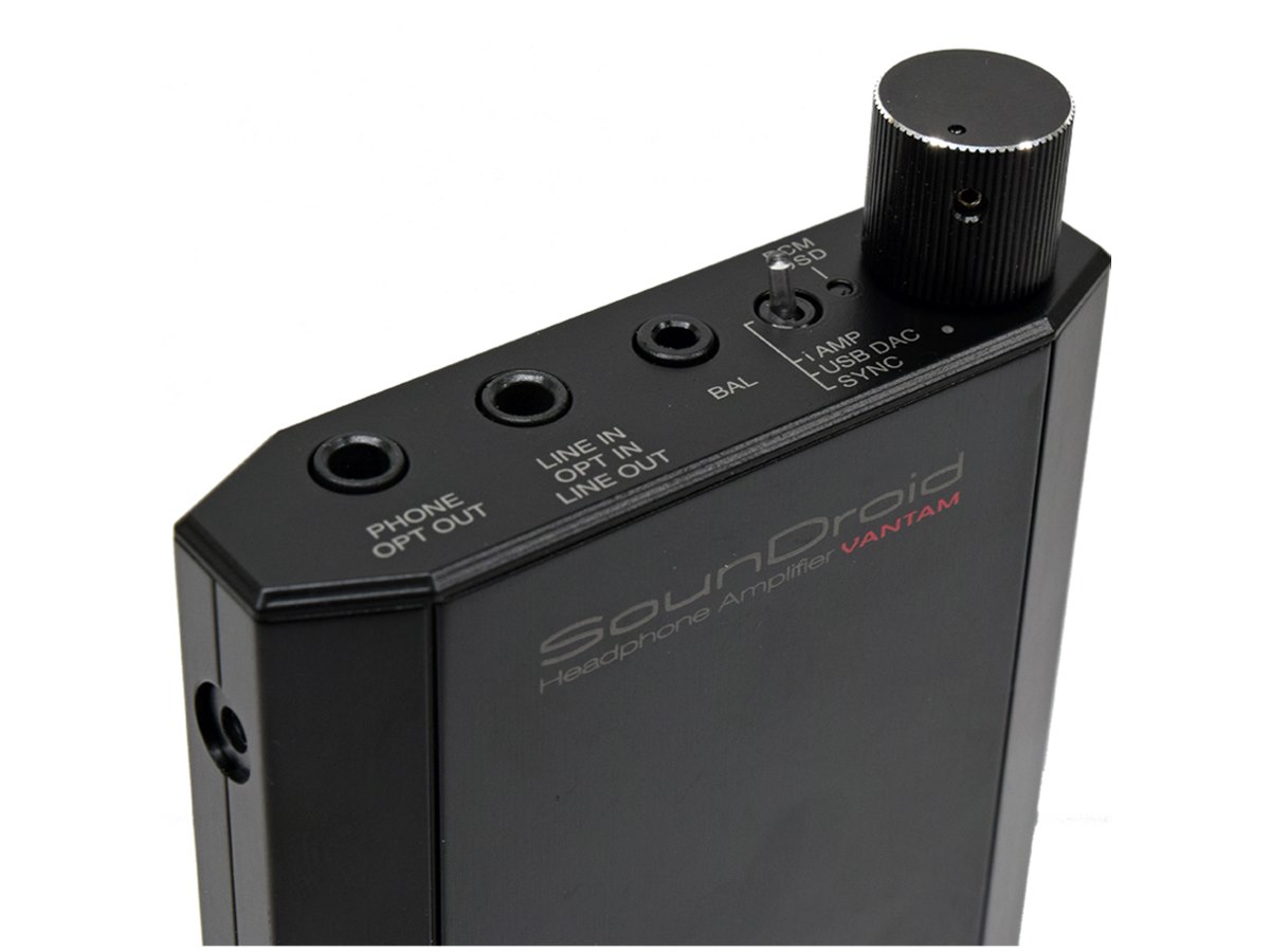 ベンチャークラフト、DSD対応ポータブルアンプ「SounDroid Vantam
