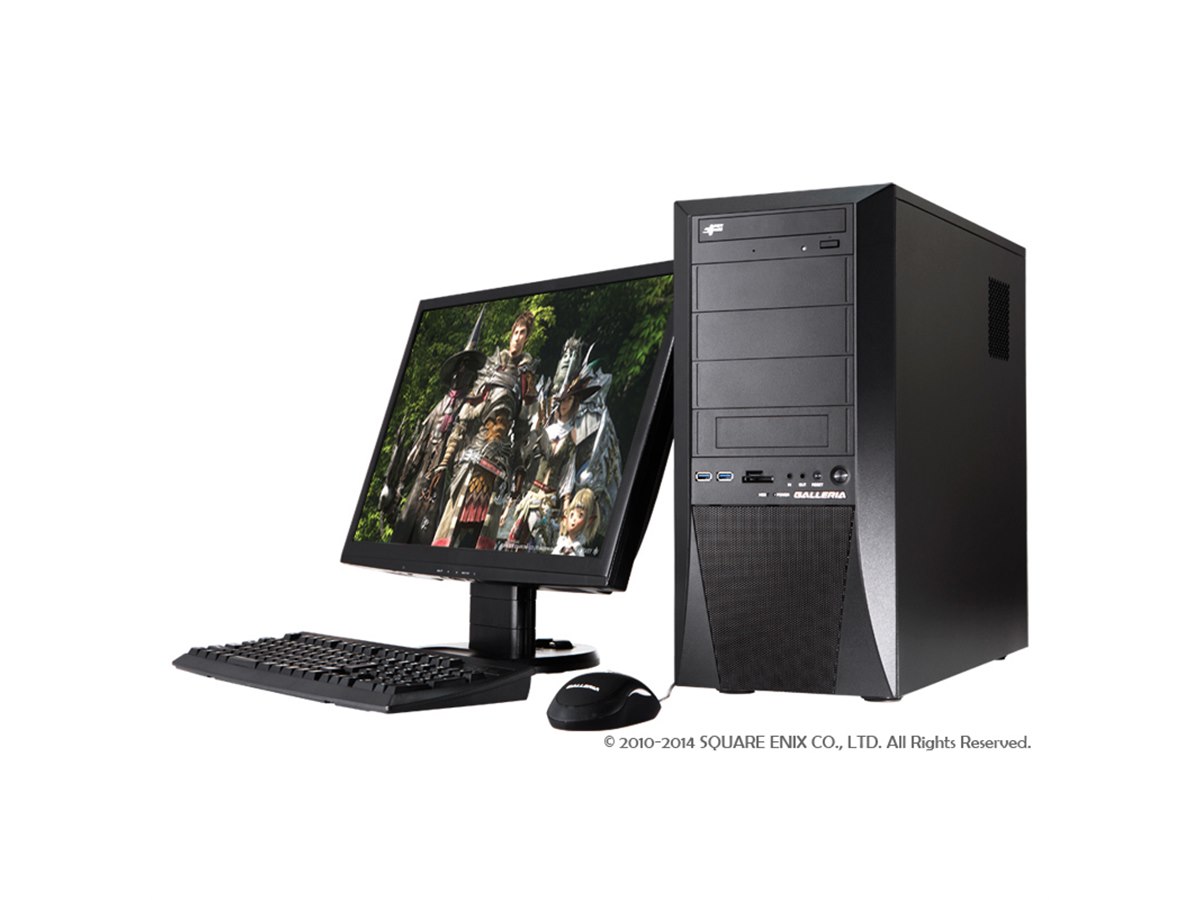 デスクトップPC【Windows非対応】 ドスパラ、「FF XIV 新生エオルゼア」推奨ハイエンドデスクトップPC
