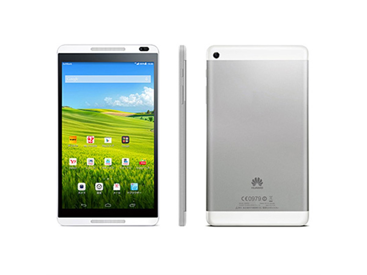 ワイモバイル、LTE対応8型タブレット「MediaPad M1 8.0」を12/4