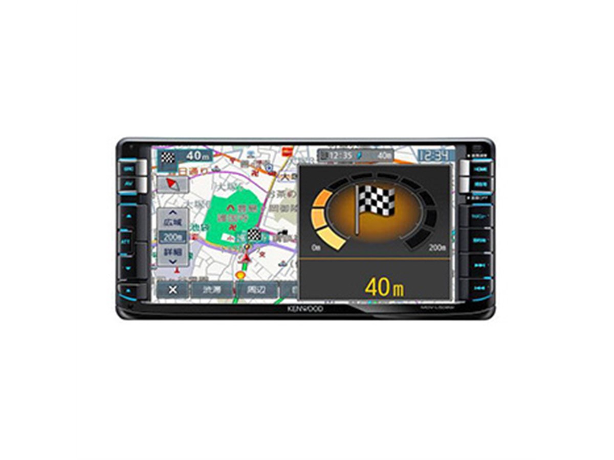 2021年版地図★KENWOOD MDV−L502W DVD・地デジ★動作良好 楽天市場】ケンウッド 彩速ナビ MDV-L502W 地上デジタルTV