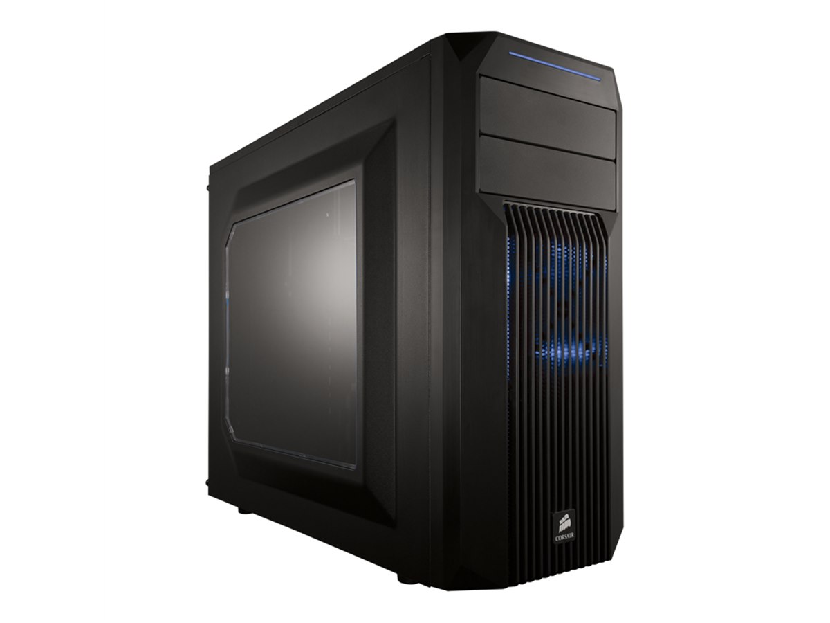 Corsair、前後に120mmファンを搭載したATX対応ミドルタワーPCケース