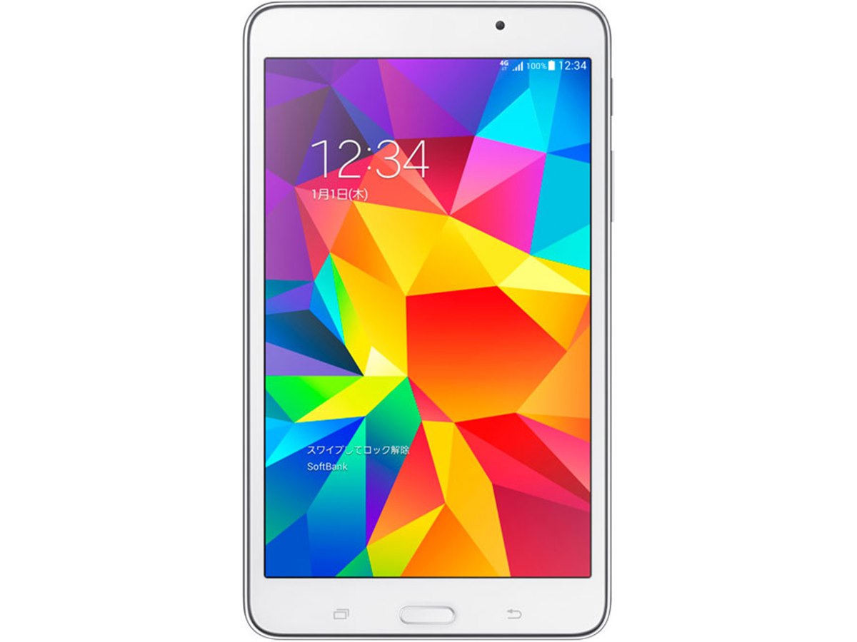 ソフトバンク、重量278gの7型Androidタブレット「GALAXY Tab4」 - 価格.com