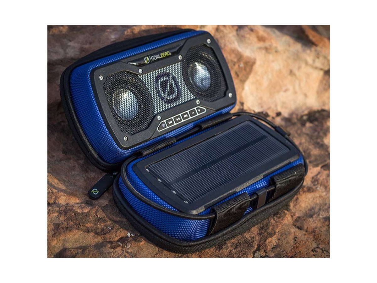 Goal Zero、ソーラーパネル搭載のBluetoothポータブルスピーカー