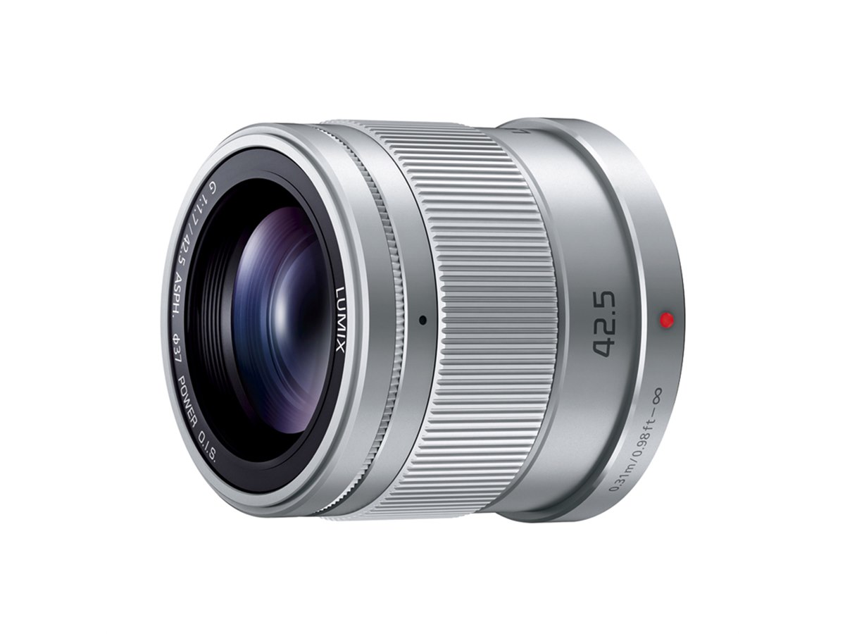 LUMIX G 42.5mm/F1.7 単焦点レンズ H-HS043 パナソニック、F1.7で42.5mmの中望遠ポートレートレンズ「H