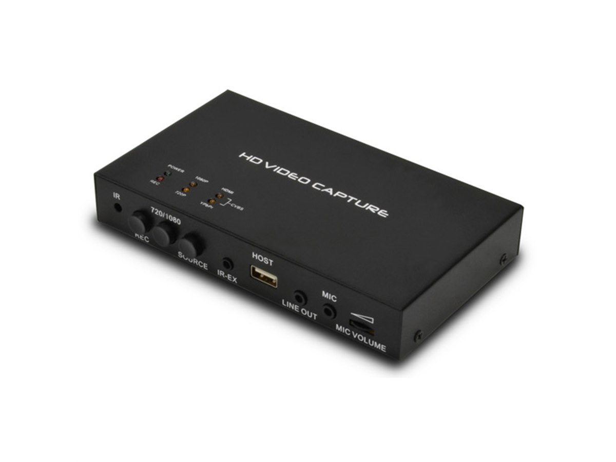 JTT、PC不要でフルHD対応のビデオキャプチャー「実況 キャプ録