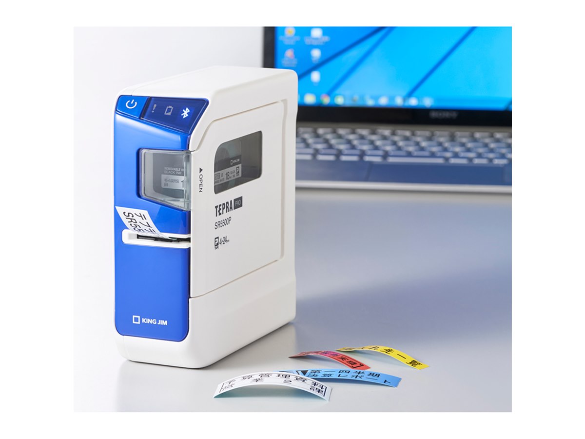 KING JIM SR5500P テプラ本体　PCスマホ　テープ&箱付き ラベルプリンター「テプラ」PRO SR5500P｜キングジム公式ストア