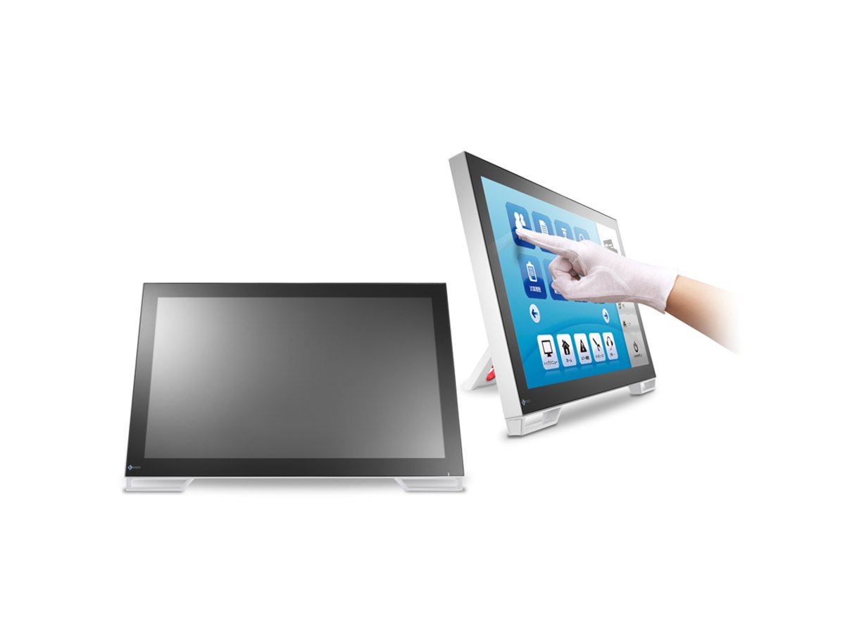 EIZO、手袋で操作可能な21.5型フルフラットのマルチタッチ液晶 - 価格.com
