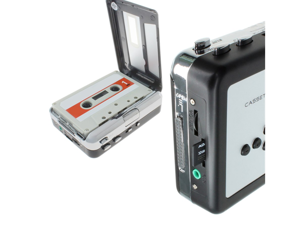 上海問屋、microSDにMP3録音できるカセットプレーヤー - 価格.com