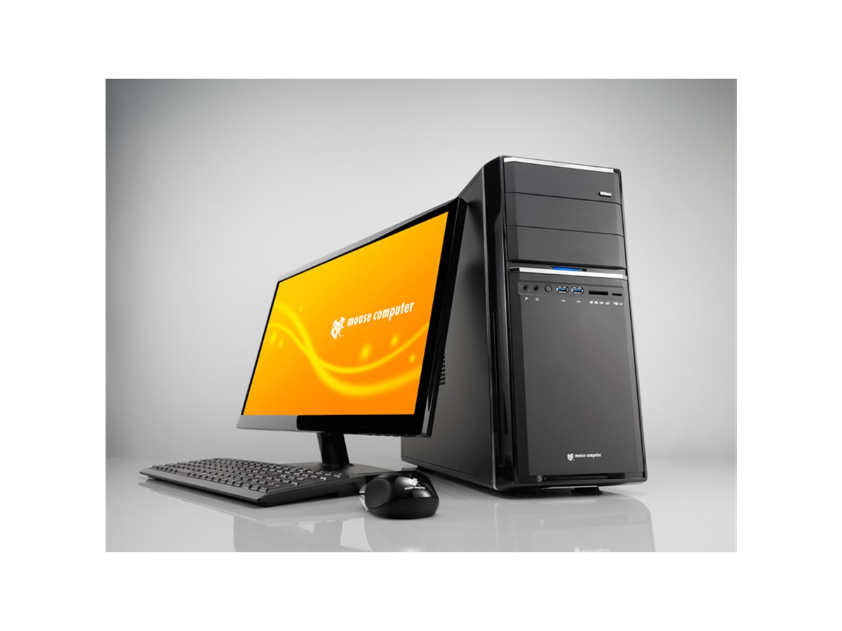 マウス、インテル第6世代CoreとDDR4メモリー搭載デスクトップPC