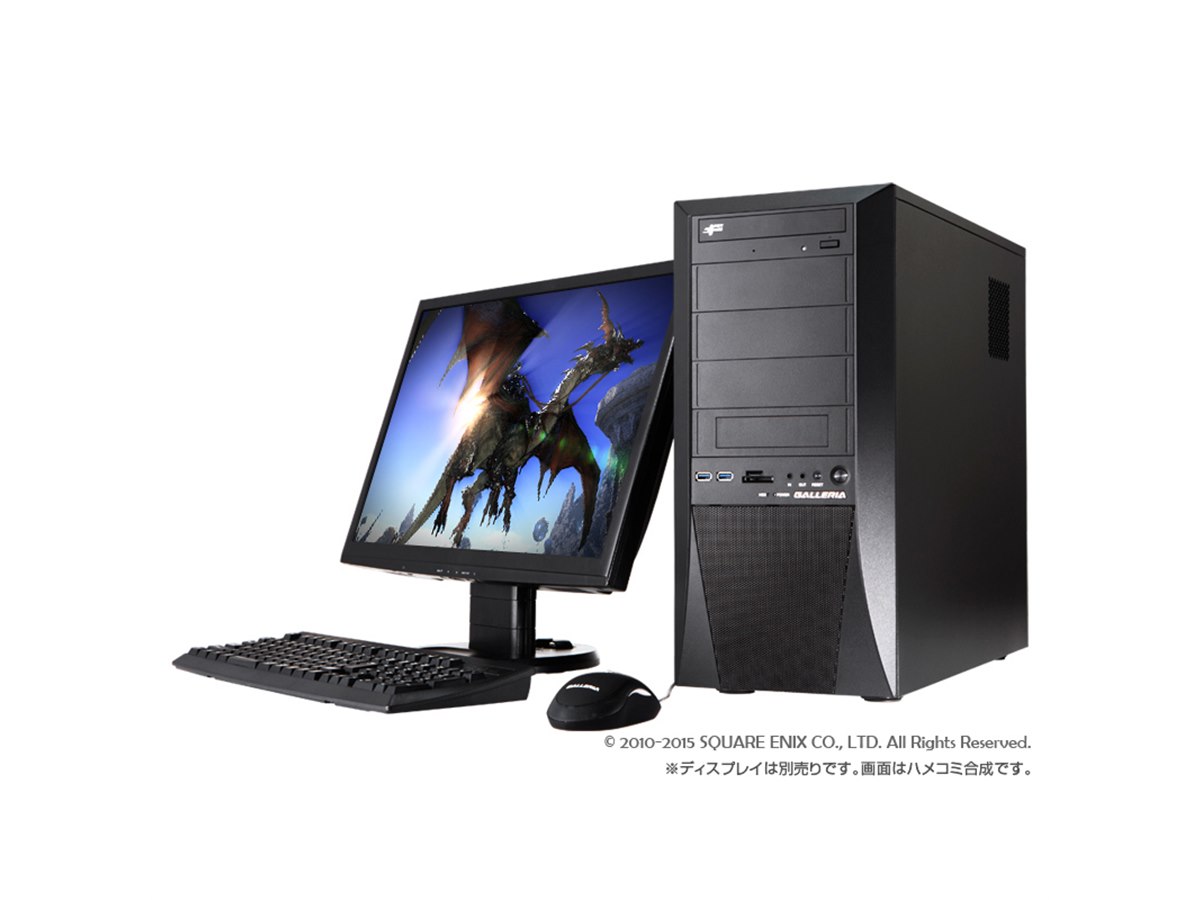 ドスパラ、Core i7/GeForce GTX 970搭載の「FF XIV」推奨