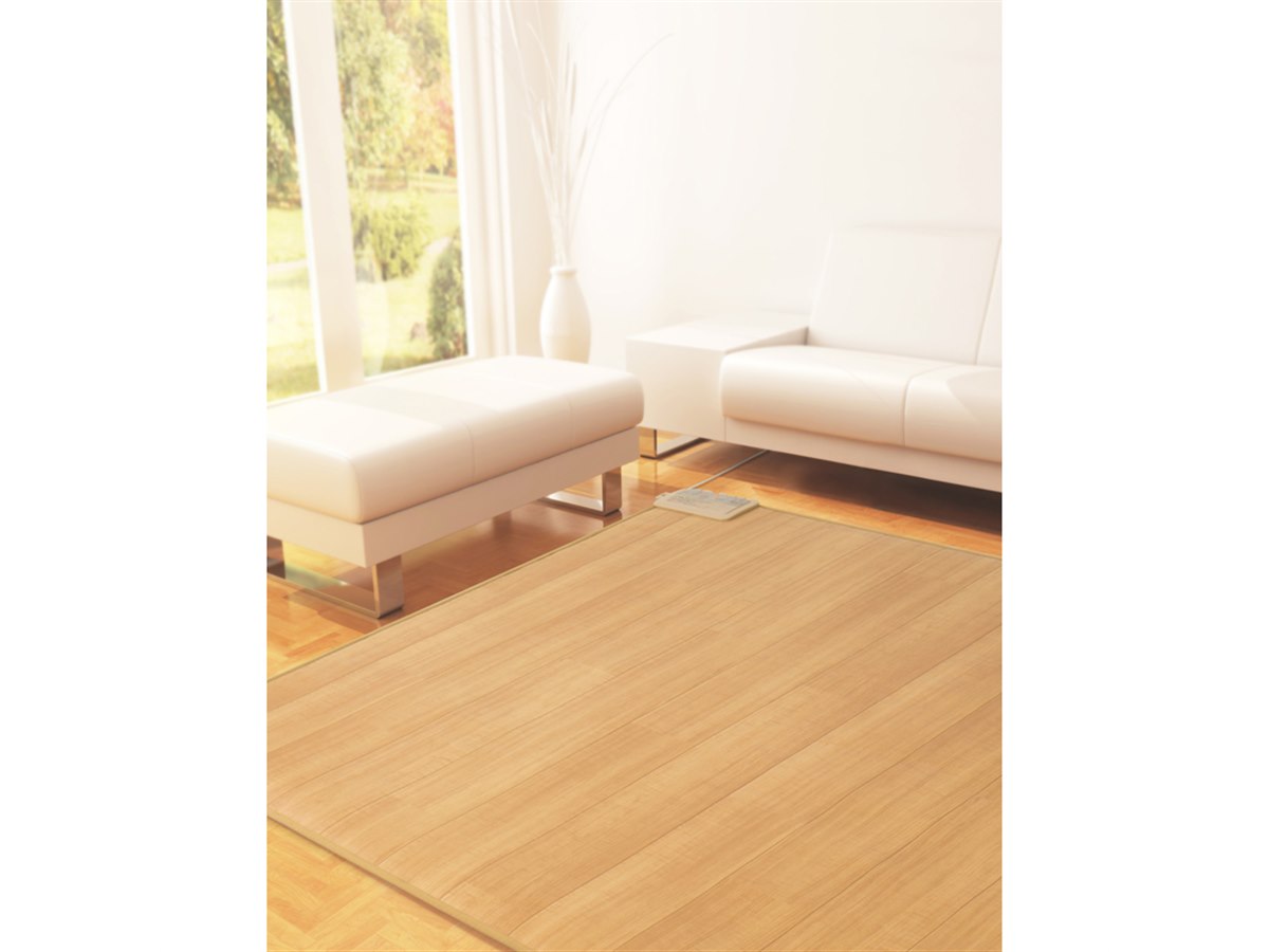 富士通ゼネラル、暖めたい場所を選べる省エネタイプの電気カーペット