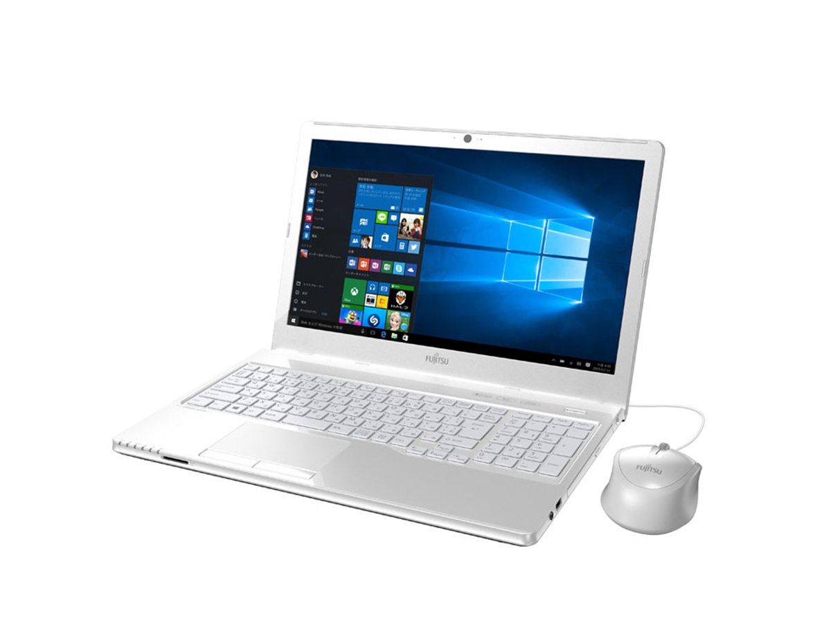 ノートパソコン Windows 富士通 富士通、ハイレゾ再生対応のWindows 10搭載ノートPC「LIFEBOOK AH