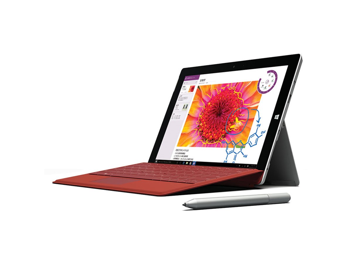 マイクロソフト、Surface 3のWi-Fiモデルを税別71,800円～で10/9発売