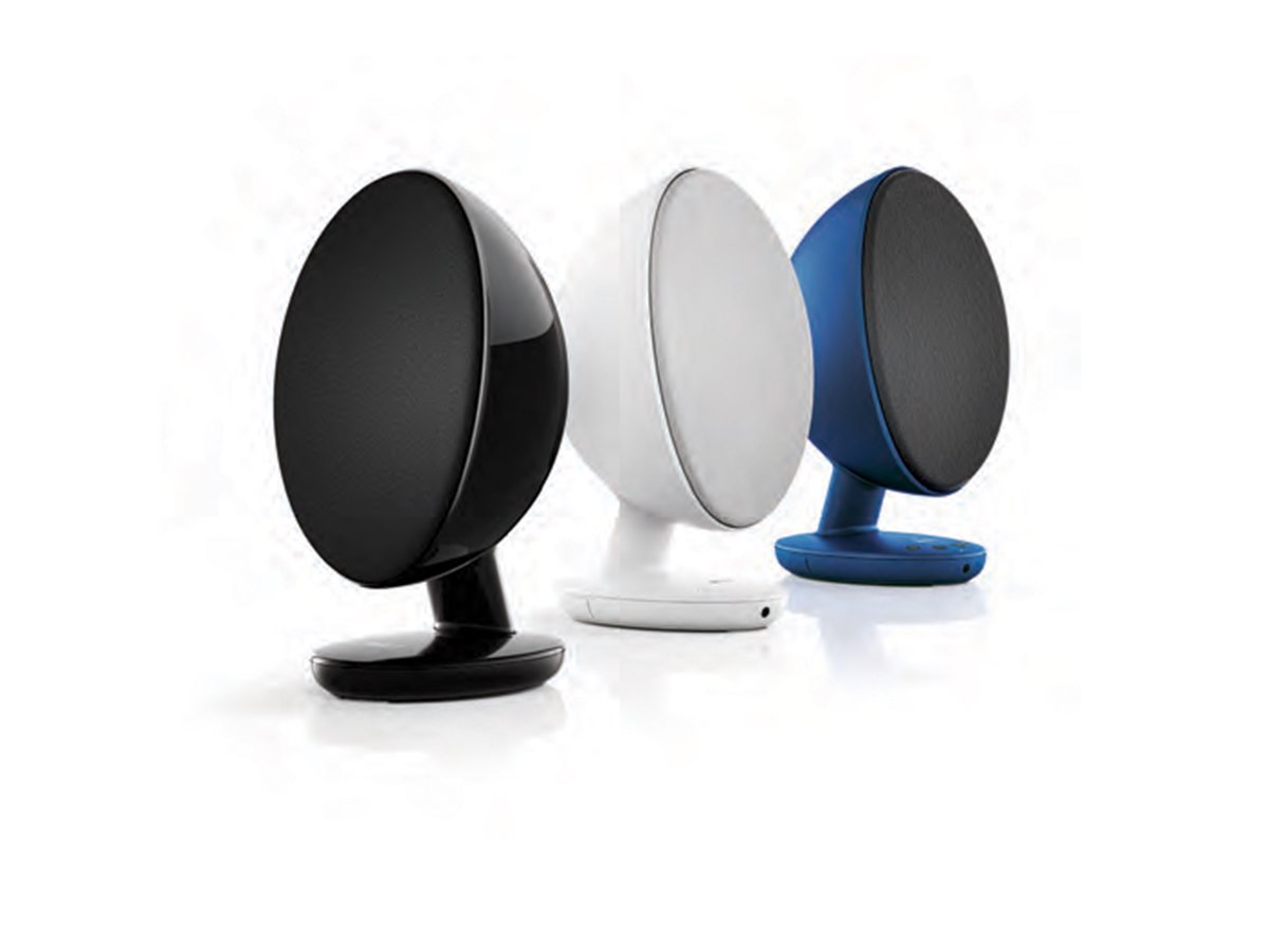 レッド卵型Bluetoothスピーカー KEF、ハイレゾに対応した卵型のBluetoothスピーカー「EGG