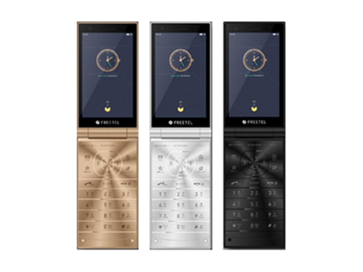 プラスワン、表裏2画面の折りたたみ式Androidガラホ「MUSASHI」 - 価格.com