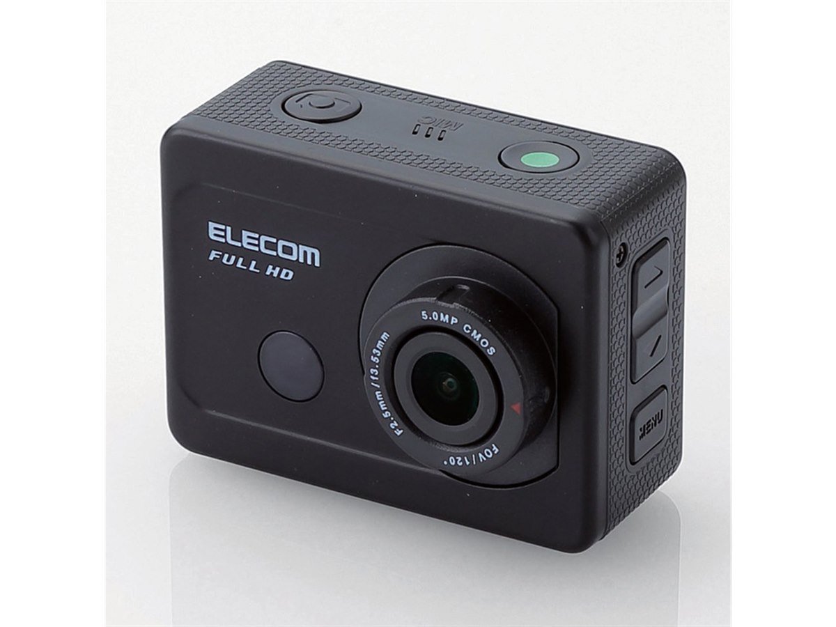 エレコム、20,779円で2型液晶搭載のフルHD対応アクションカメラなど