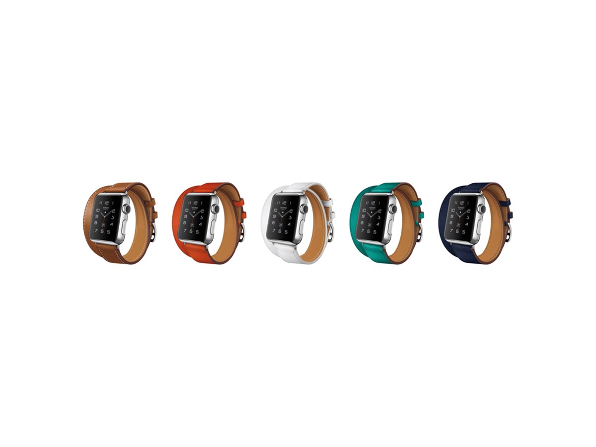 アップル、Apple Watch Hermesのレザーストラップに春の新色を追加