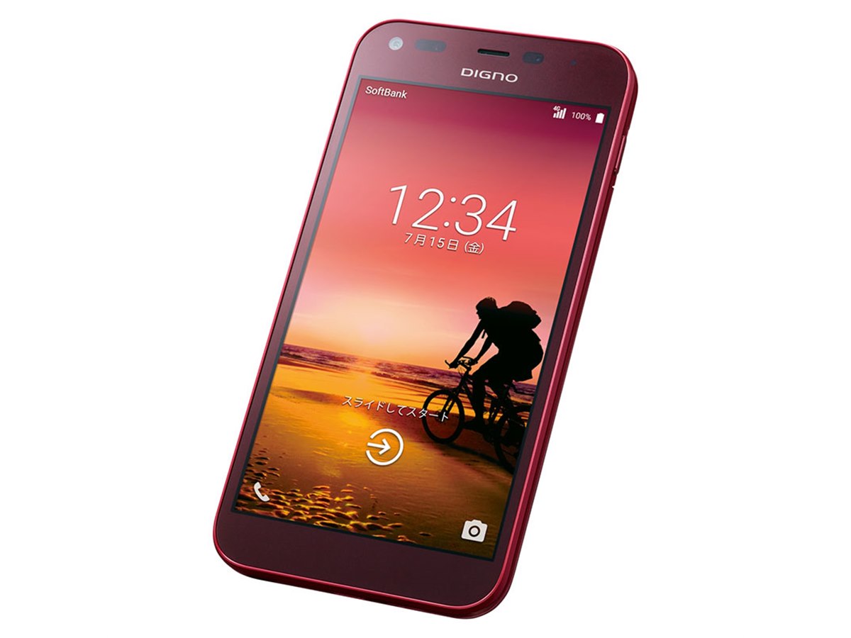 ソフトバンク、耐衝撃・防水・防じん対応の5.0型スマホ「DIGNO F