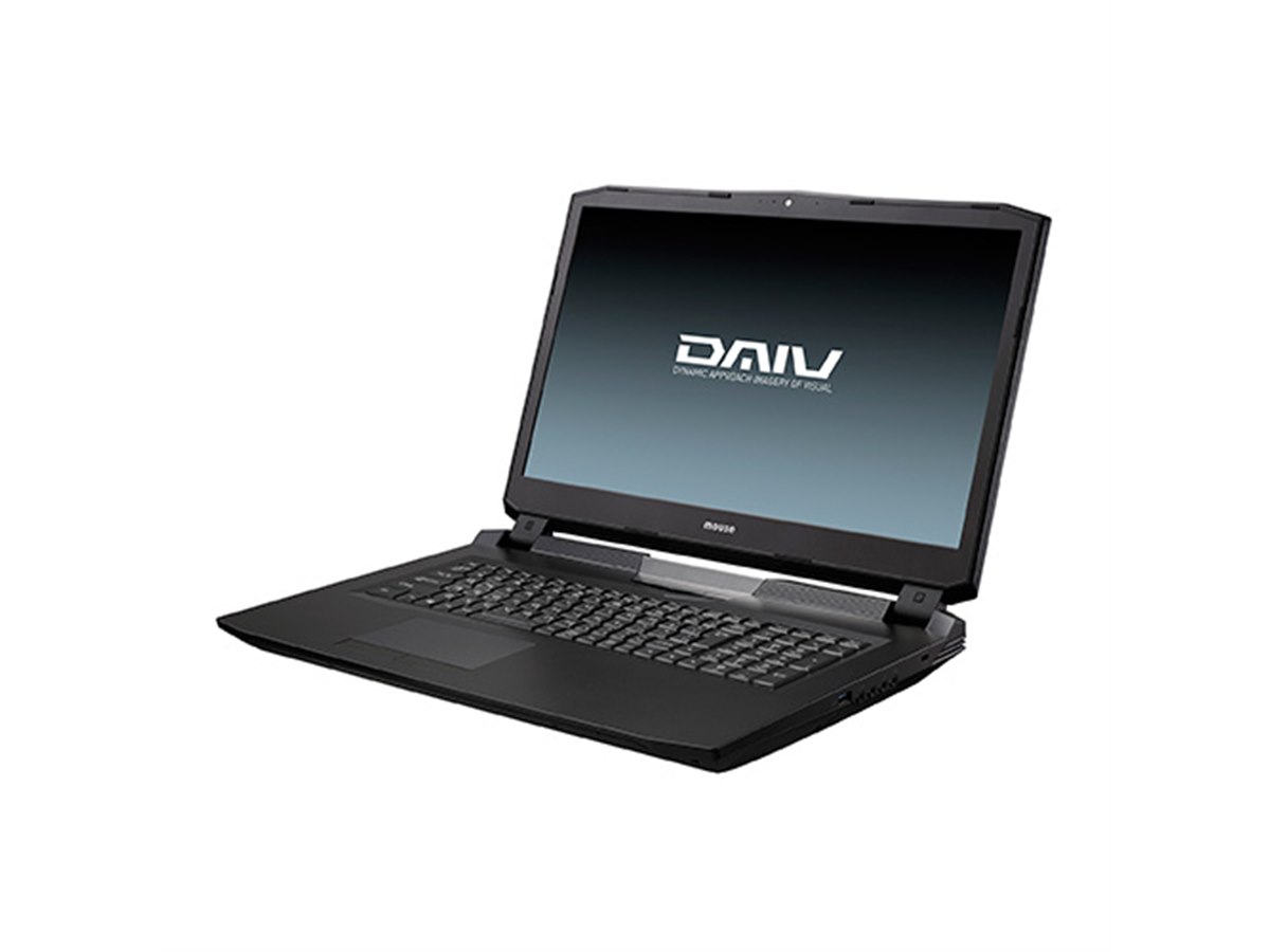 mouse、Adobe RGB比100％の17.3型クリエイター向け4Kノート「DAIV
