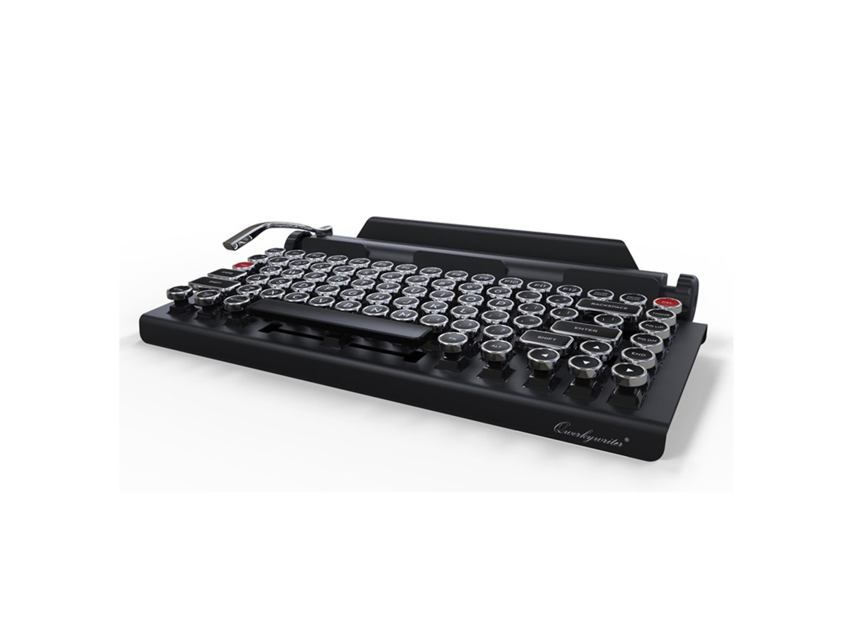 QWERKYTOYS、タイプライター風のBluetoothキーボード「QWERKYWRITER