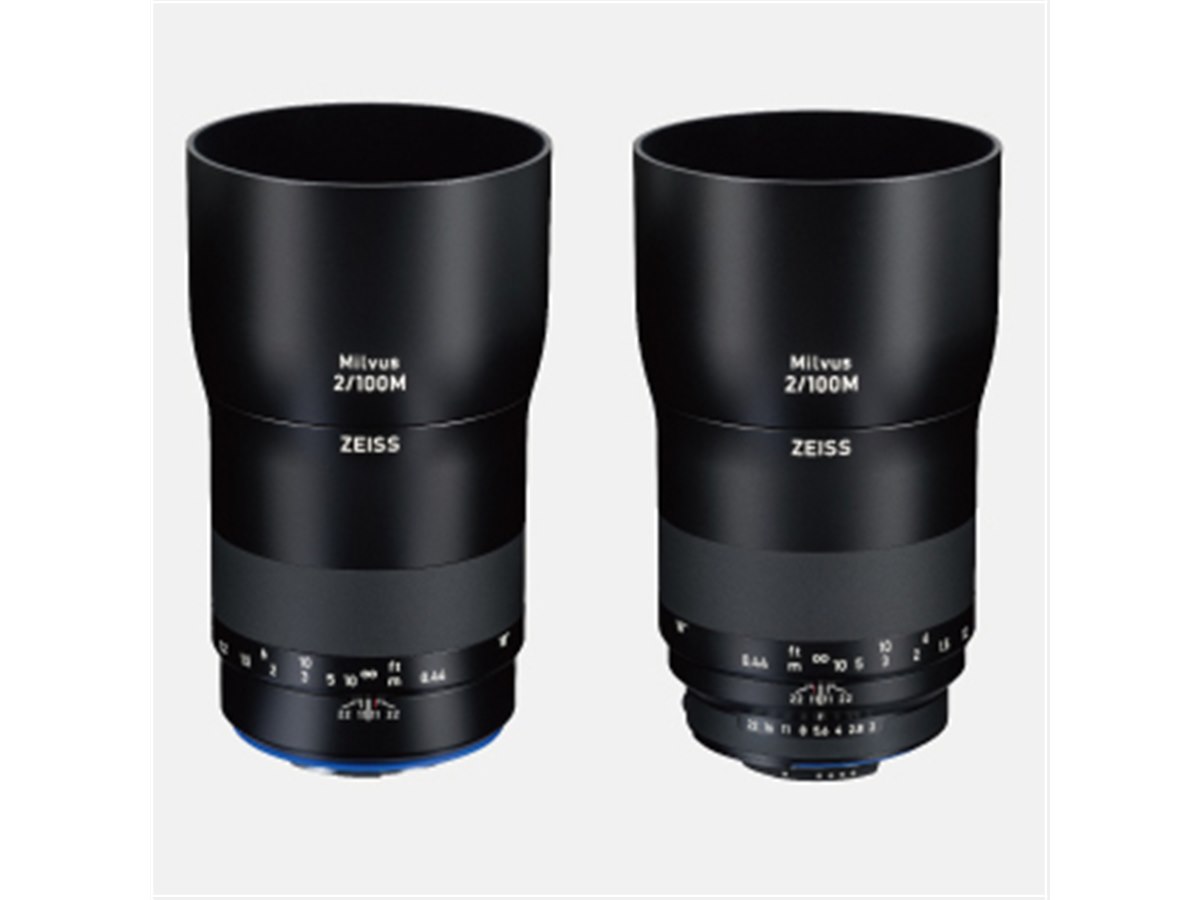 コシナ、カールツァイスとの共同開発レンズ「Milvus 2/100M」を6/29