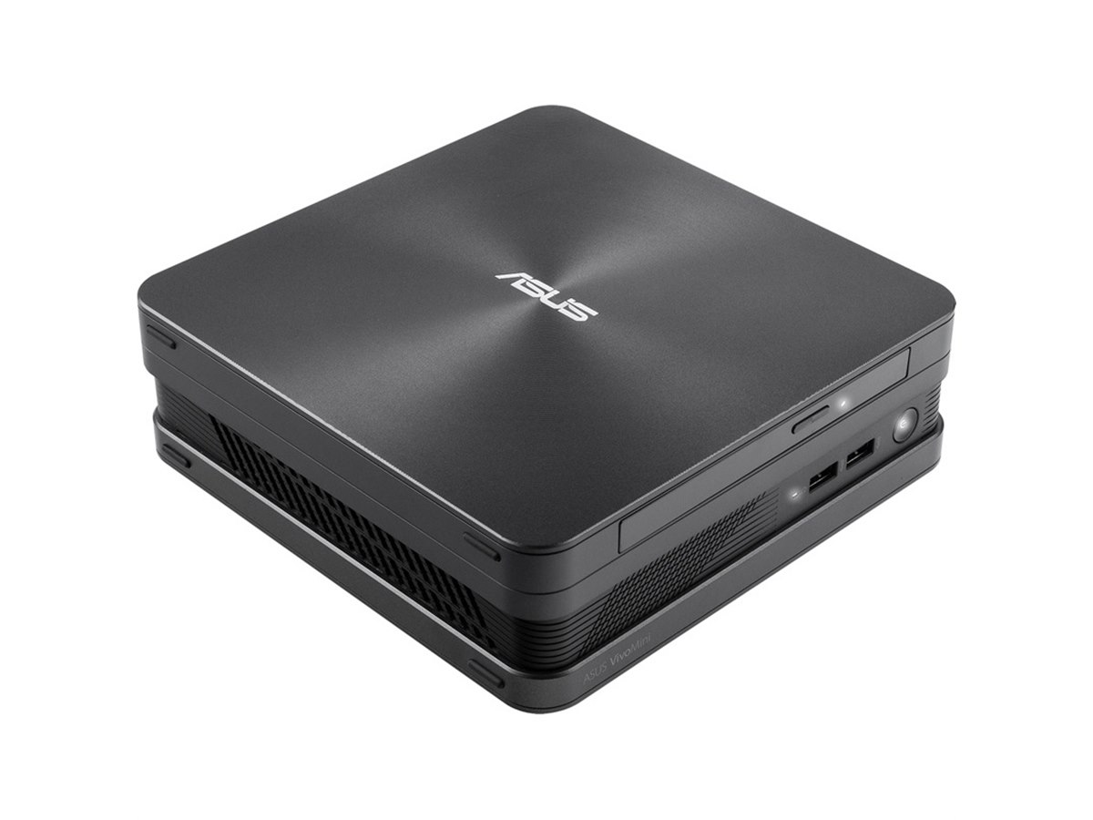 ASUS 超小型デスクトップPC 本体 VC65 ASUS、高速CPUとメモリー光学ドライブ搭載のミニデスクトップ