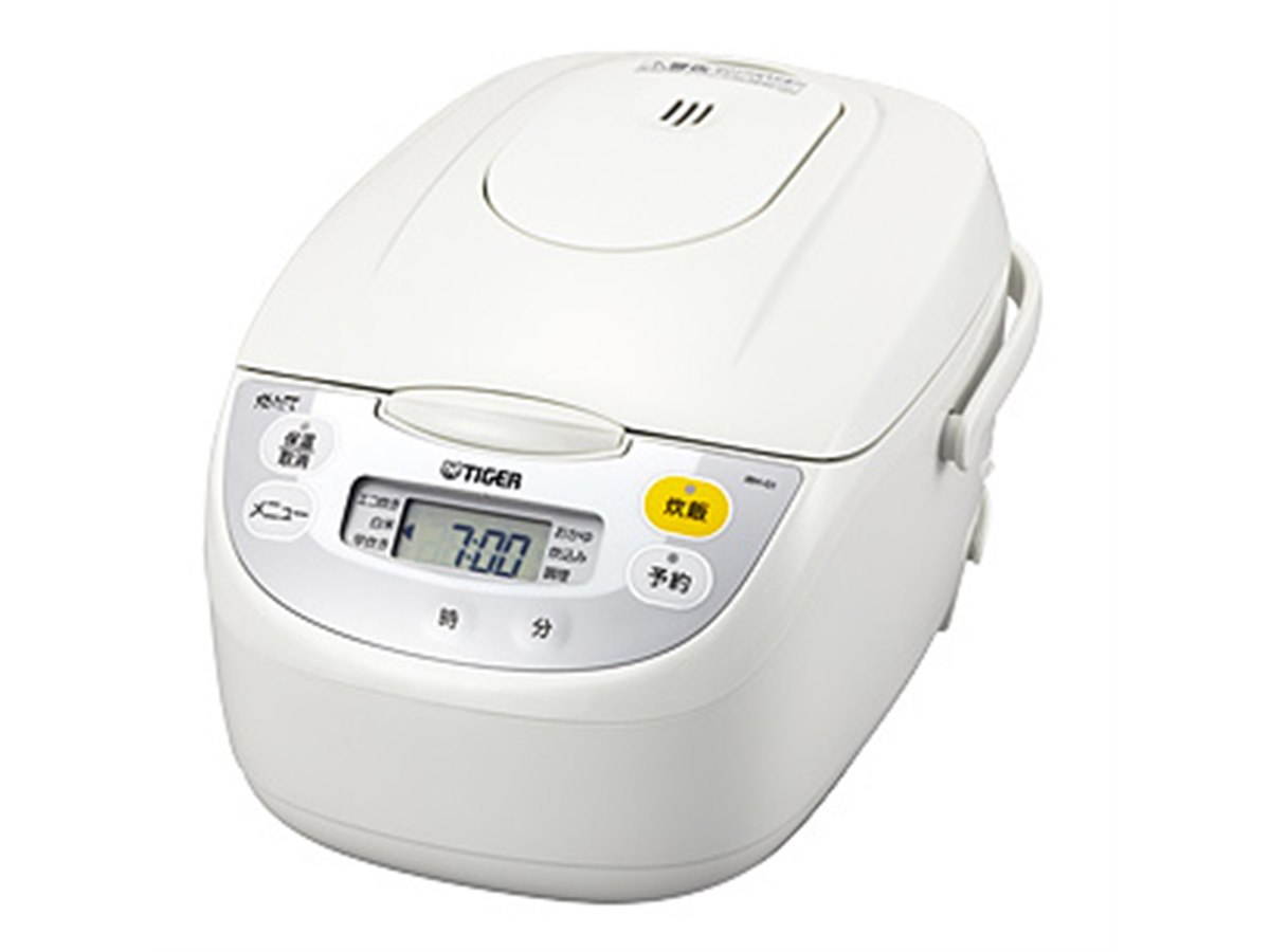 タイガー、1.7mm黒遠赤厚釜を採用した5.5合/1升炊きマイコン炊飯ジャー