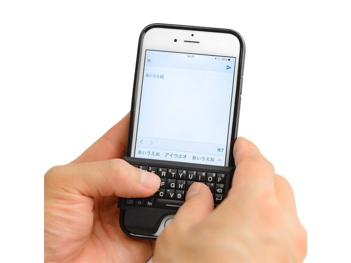 KeNero、iPhone 6/6s用QWERTY配列Bluetoothキーボード