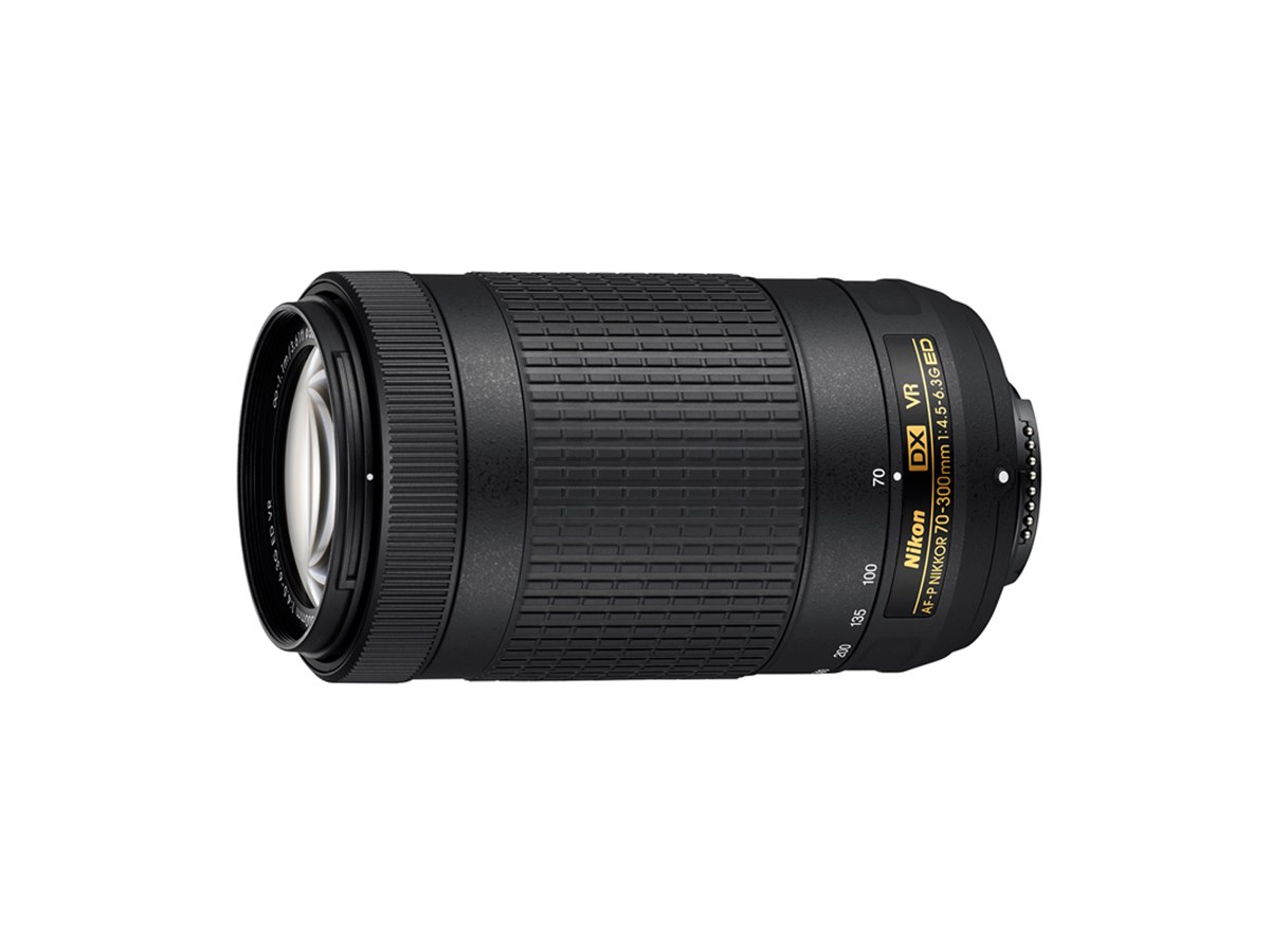 ニコン　AF-P レンズセット ニコン、ステッピングモーター採用の70-300mm望遠ズームレンズ