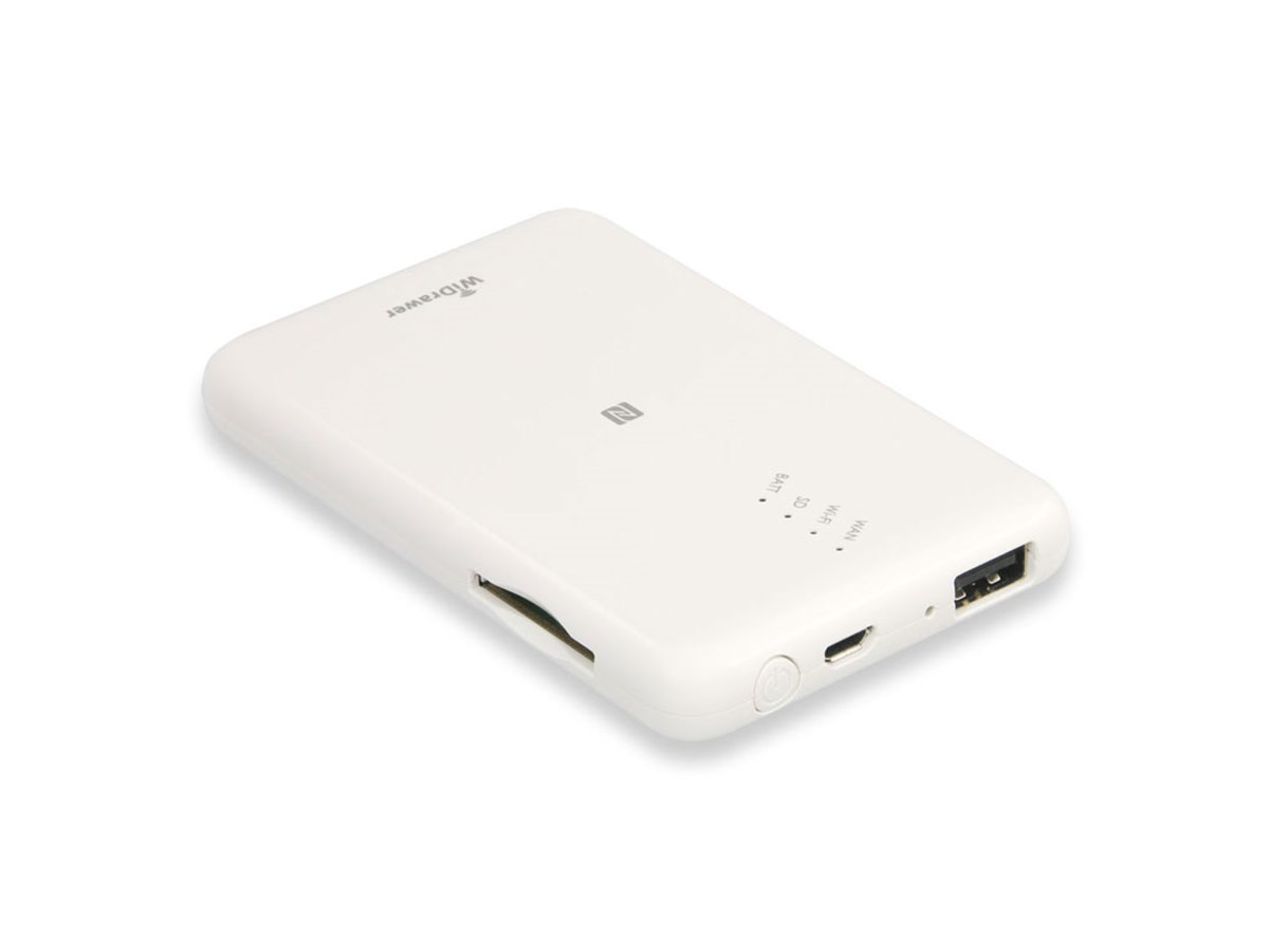 ラトック、スマホ充電機能付きWi-Fi SDカードリーダー「REX-WIFISD1H