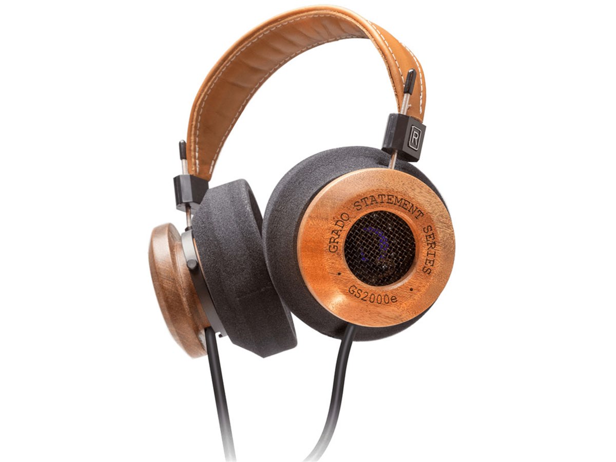 CX85コレクション品✨GRADO GS2000e 開放型ヘッドホン GRADO、2種類の木材を使ったハイブリッドハウジング搭載の「GS2000e