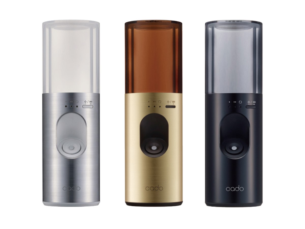 cado、森の香りのアロマディフューザーにもなる除菌モバイル加湿器