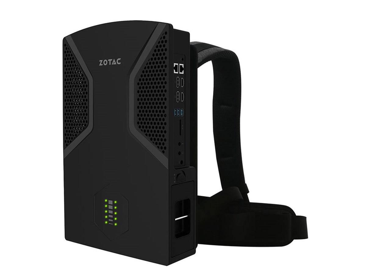 ZOTAC、GeForce GTX 1070搭載のバックパック型PC「ZOTAC VR GO