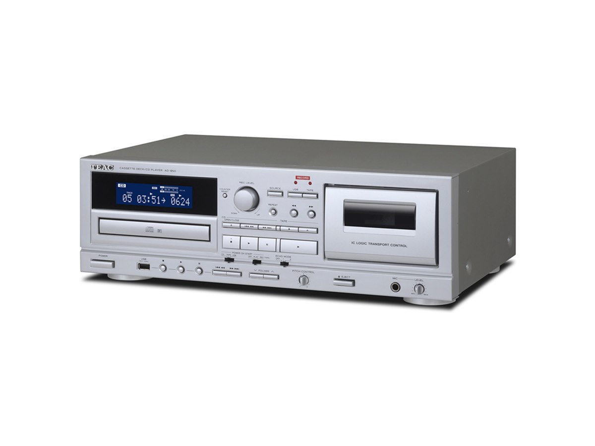 ダブルカセットデッキ　CDも聴けます　カセット付き ダブルカセットデッキ CDも聴けます カセット付き