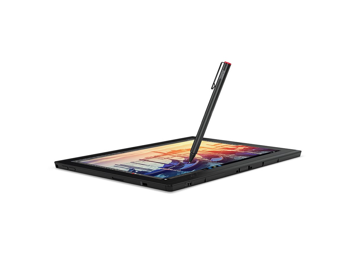 美品 着脱式キーボード付 2in1 タブレットノートPC Lenovo レノボ、キーボード着脱式の12型タブレット「ThinkPad X1 Tablet