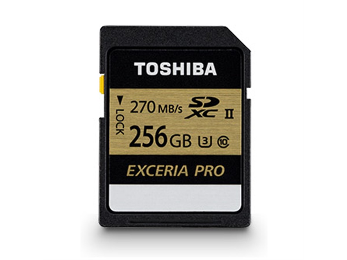 東芝、256GBモデルをラインアップしたUHS-II対応SDカード「SDXU