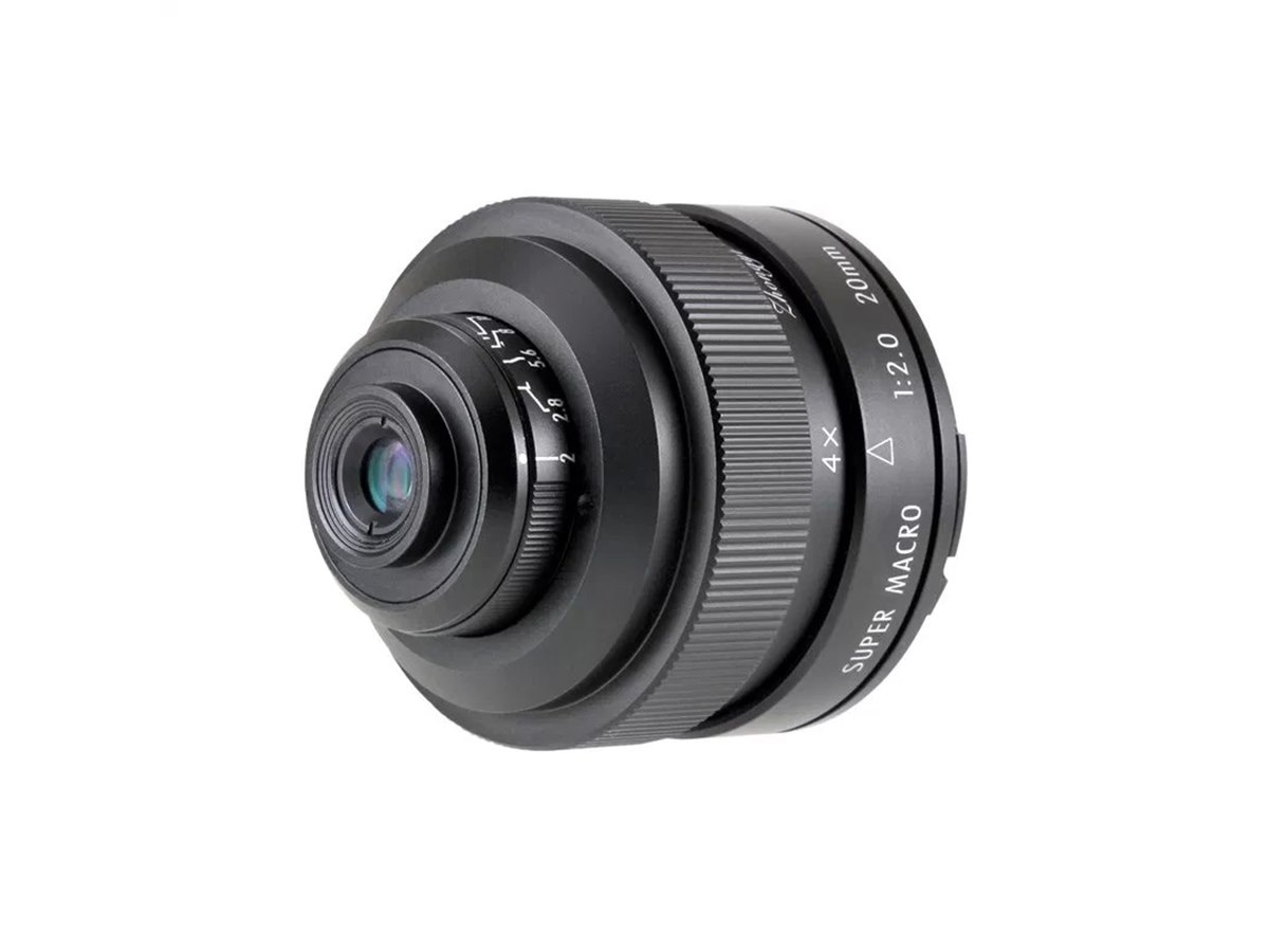 中一光学、最大4.5倍マクロレンズ「FREEWALKER 20mm F2 SUPER