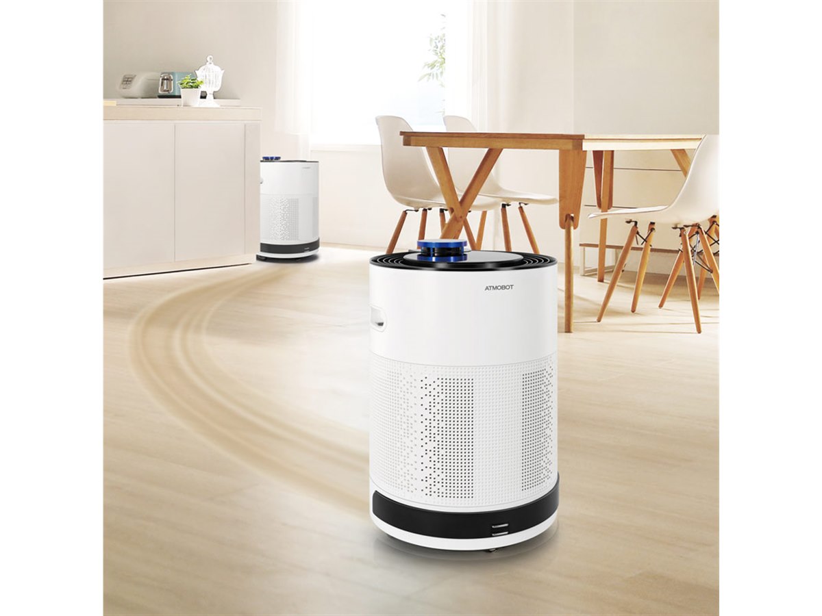 ECOVACS エコバックス 空気清浄 ロボットATMOBOT A650 エコバックス、部屋や廊下を移動しながら空気をキレイにする