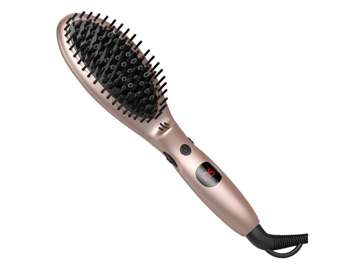 マイナスイオン ストレートブラシ 出品価格 2700円 楽天市場】ヒートブラシ ヘアアイロン ストレート パーマ ブラシ