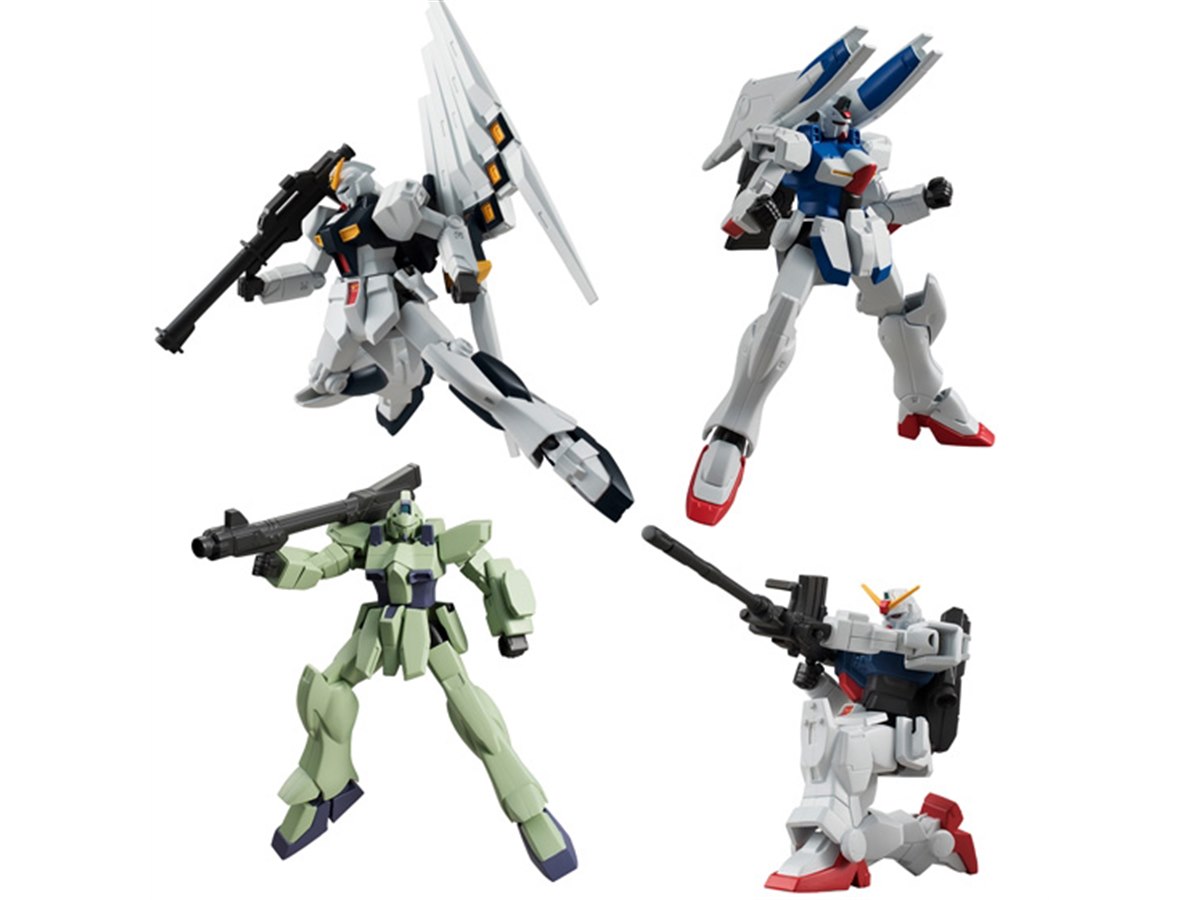 アクションモデルのリアルガンプラ食玩、「νガンダム」などの第4弾登場