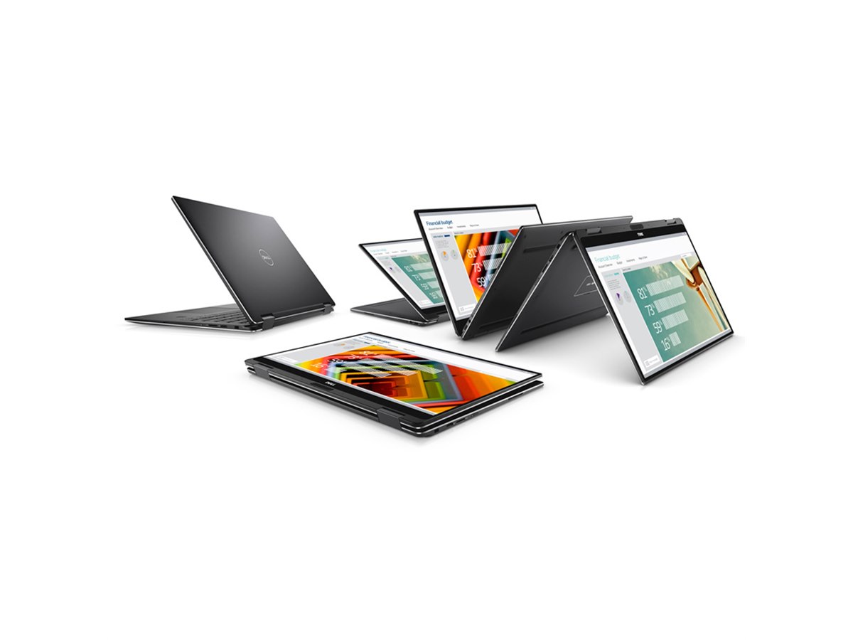 デル、ベゼル幅5.2mmの13.3型「New XPS 13 2-in-1」に新色ブラック追加 