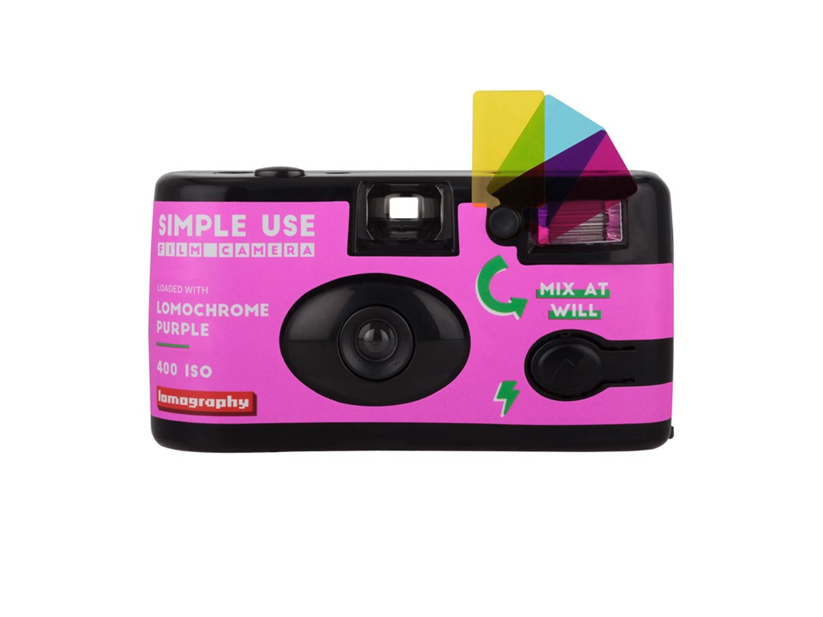 デジタルカメラ Lomography Compact Camera ロモ、独創的な撮影も楽しめるフィルムカメラ「Simple Use Film